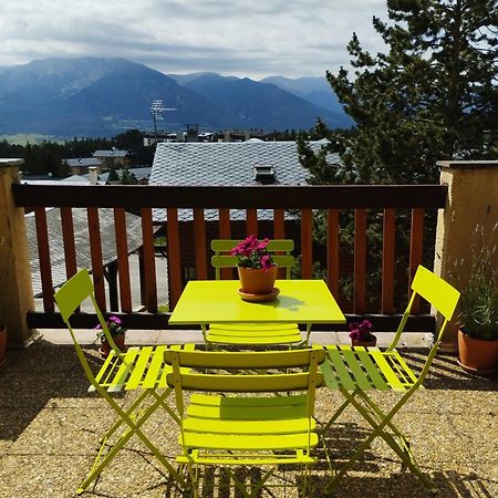 Studio Cabine Chaleureux A Pyrenees 2000 - Wifi Et Parking Prive Bolquere Luaran gambar