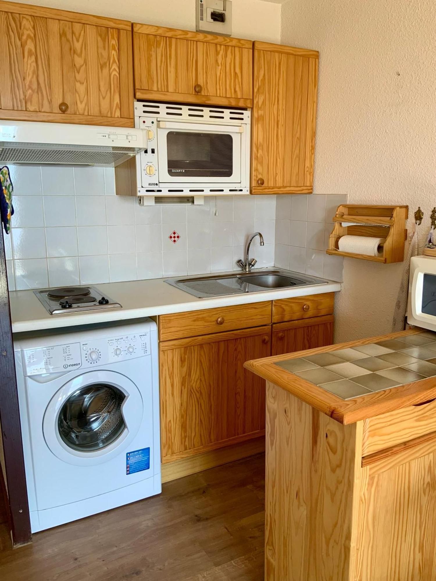 Studio Cabine Chaleureux A Pyrenees 2000 - Wifi Et Parking Prive Bolquere Luaran gambar