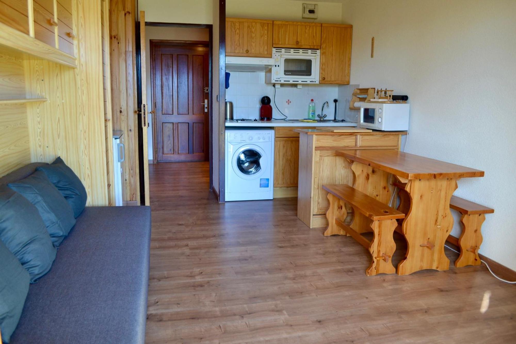 Studio Cabine Chaleureux A Pyrenees 2000 - Wifi Et Parking Prive Bolquere Luaran gambar